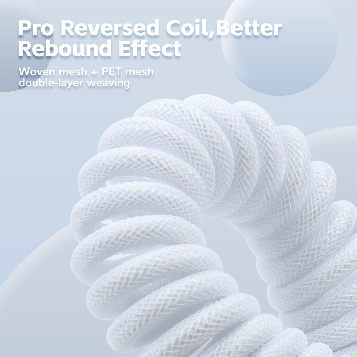 Attack Shark C01PRO Coiled USB-C Cable