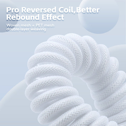 Attack Shark C01PRO Coiled USB-C Cable