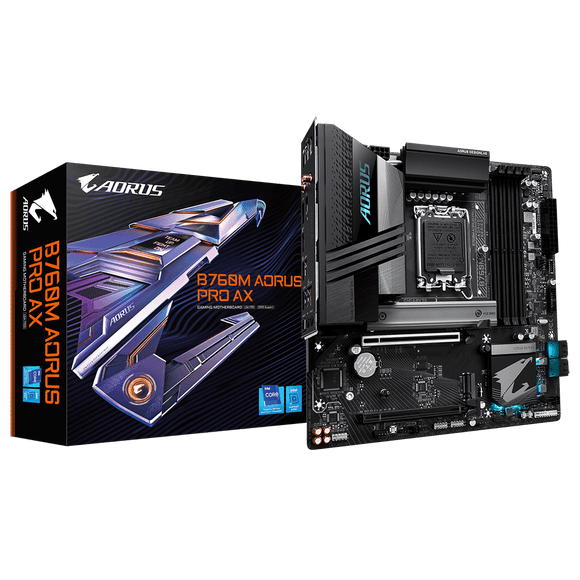 Gigabyte B760M AORUS PRO AX - ATX Intel 1700 Motherboard