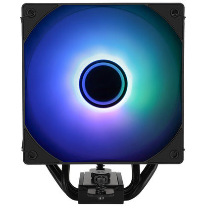 Thermalright Assassin Spirit 120 Vision ARGB BLACK - 120mm AIR CPU Cooler with Screen