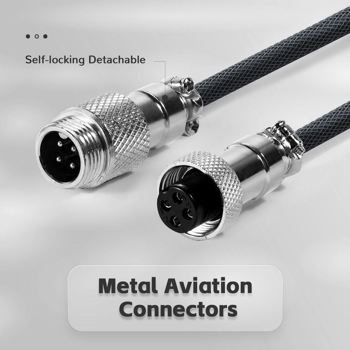 Attack Shark C01PRO Coiled USB-C Cable