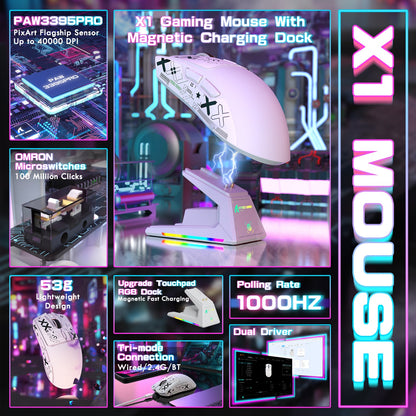 Attack Shark X1 - Wireless Gaming Mouse