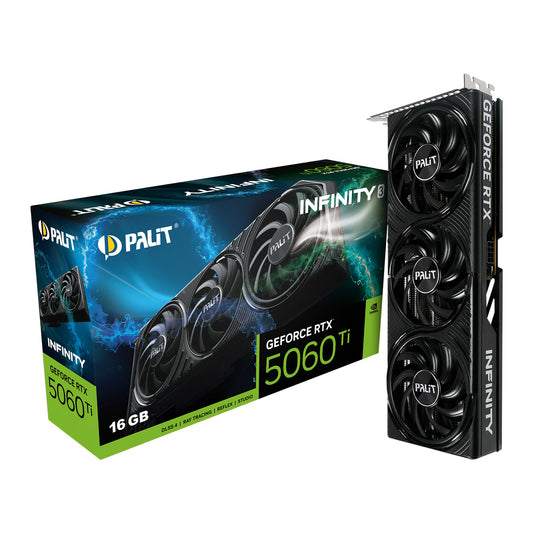Palit GeForce RTX 5060Ti INFINITY 3 - 16GB GDDR7 Graphics Card