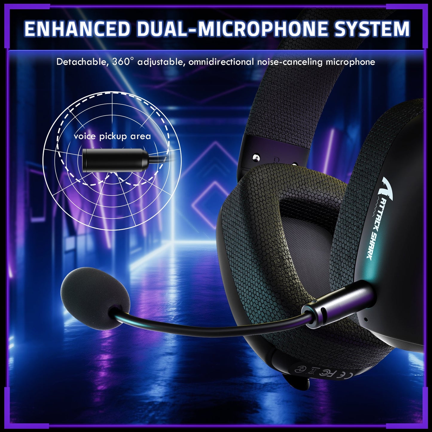Attack Shark L80 PRO - Wireless Gaming Headset