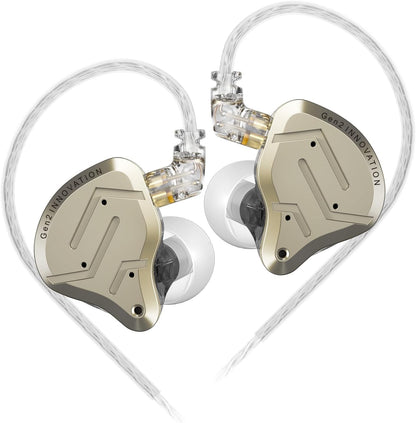 KZ ZSN Pro Hybrid Dual Driver Earphones 1BA+1DD IEM – ShufflePCs