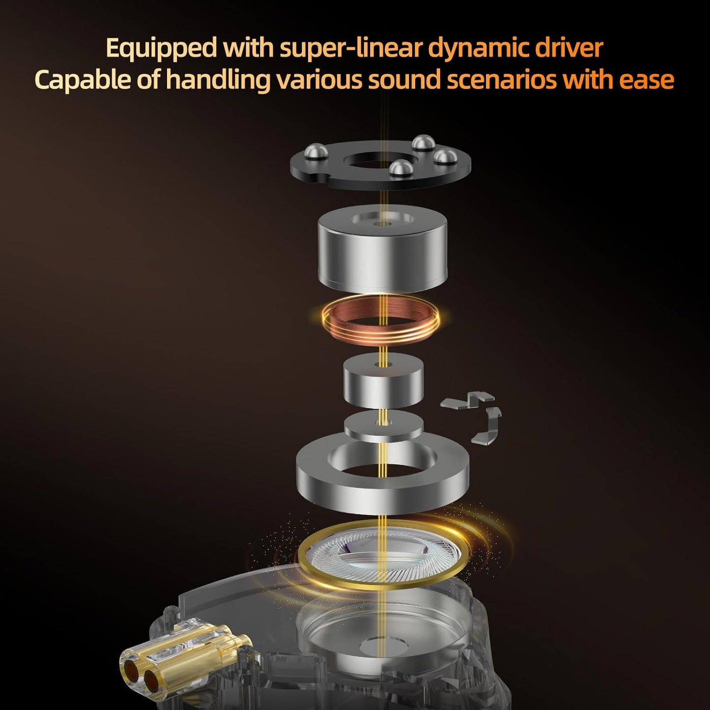 KZ Gale - Single Dynamic Driver Earphones 1DD Gaming IEM