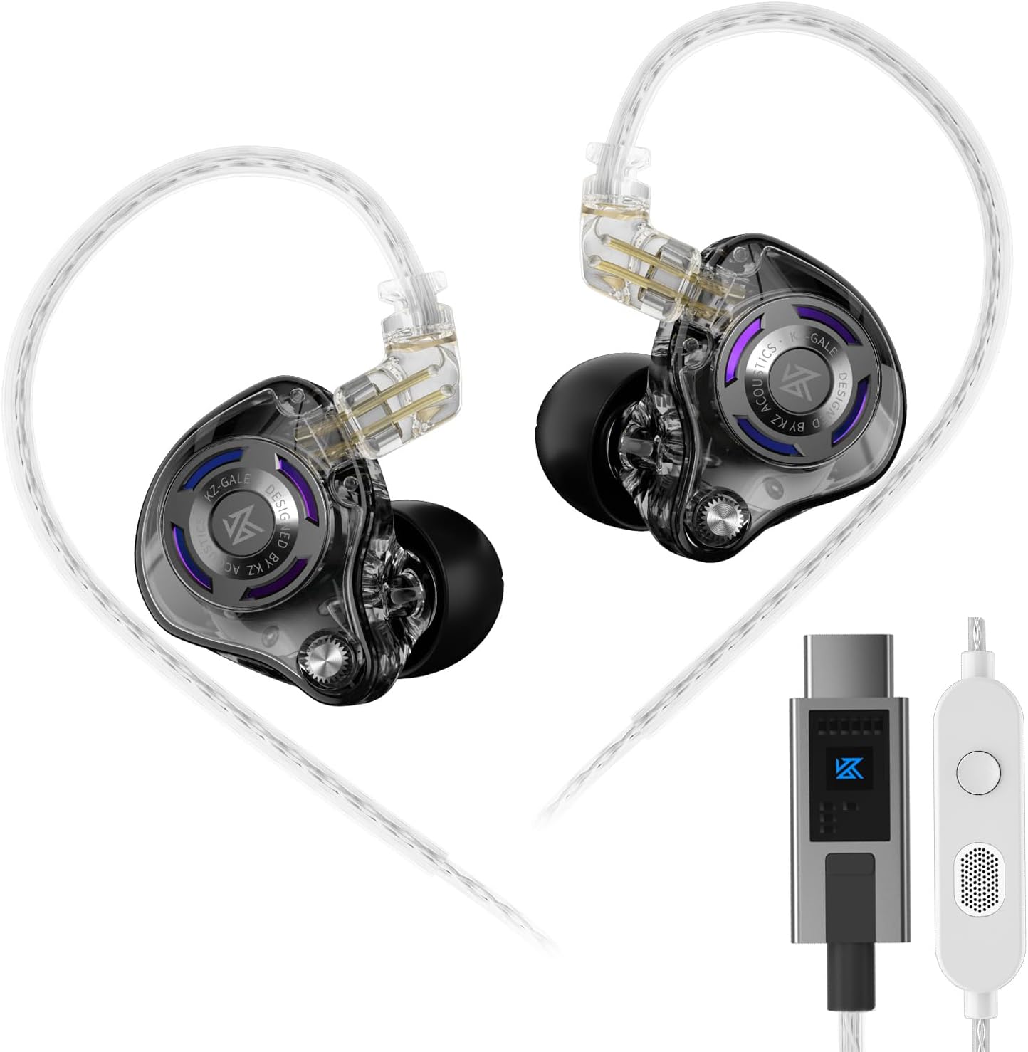 KZ Gale - Single Dynamic Driver Earphones 1DD Gaming IEM