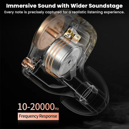 KZ EDX Pro 2 - Single Dynamic Driver Earphones 1DD IEM