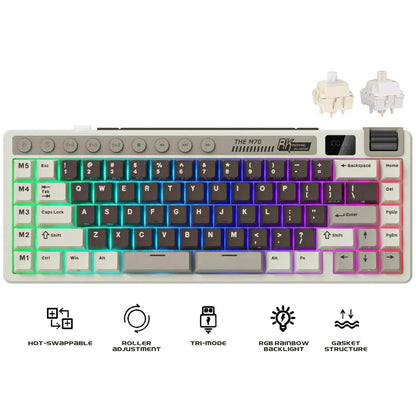 Royal Kludge RK M70 - 75% Wireless/Wired Mechanical RGB Gaming Keyboard