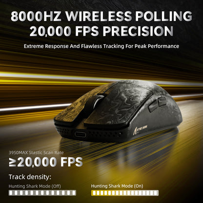 Attack Shark R11 ULTRA - Carbon Fiber  8K Wireless Gaming Mouse