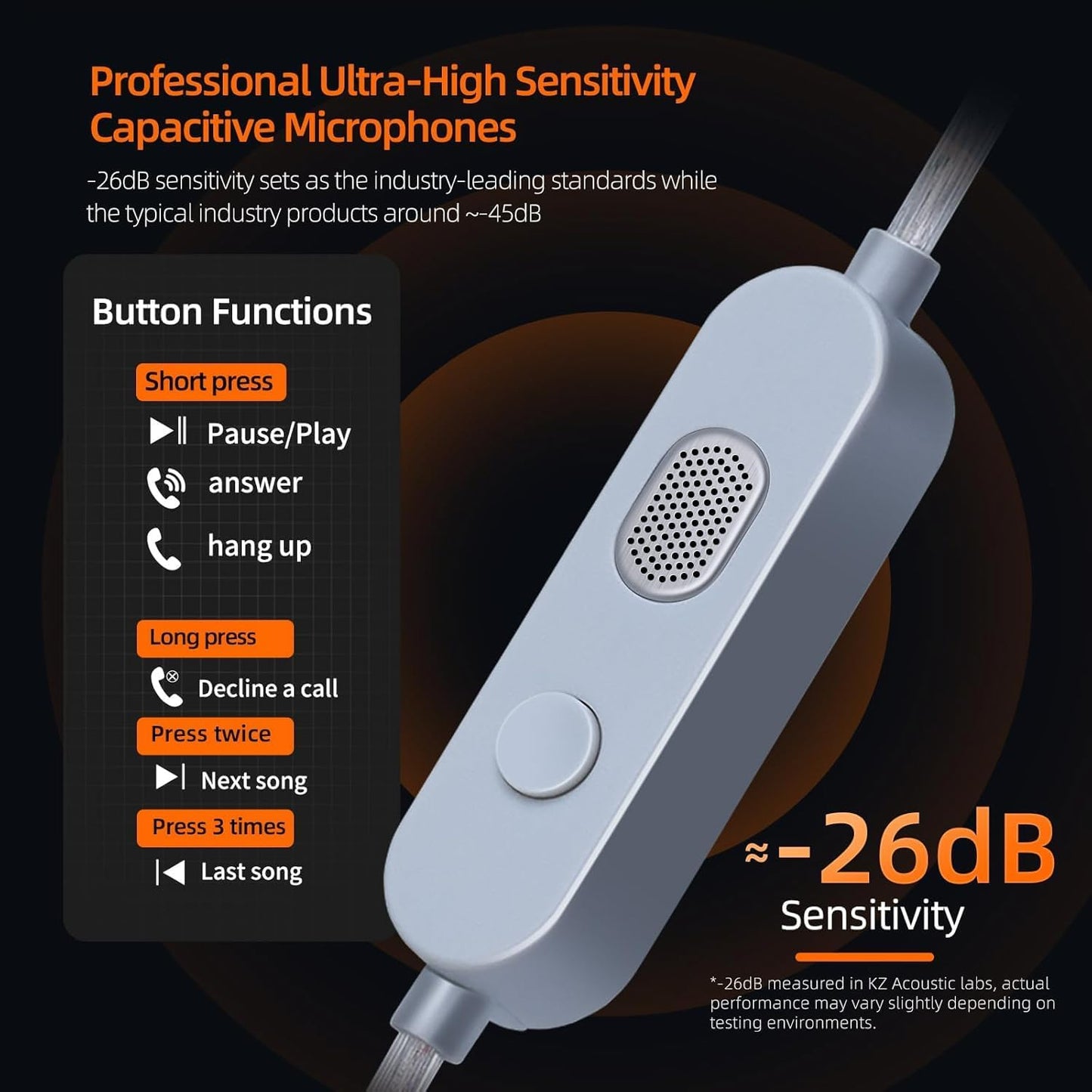 KZ Gale - Single Dynamic Driver Earphones 1DD Gaming IEM