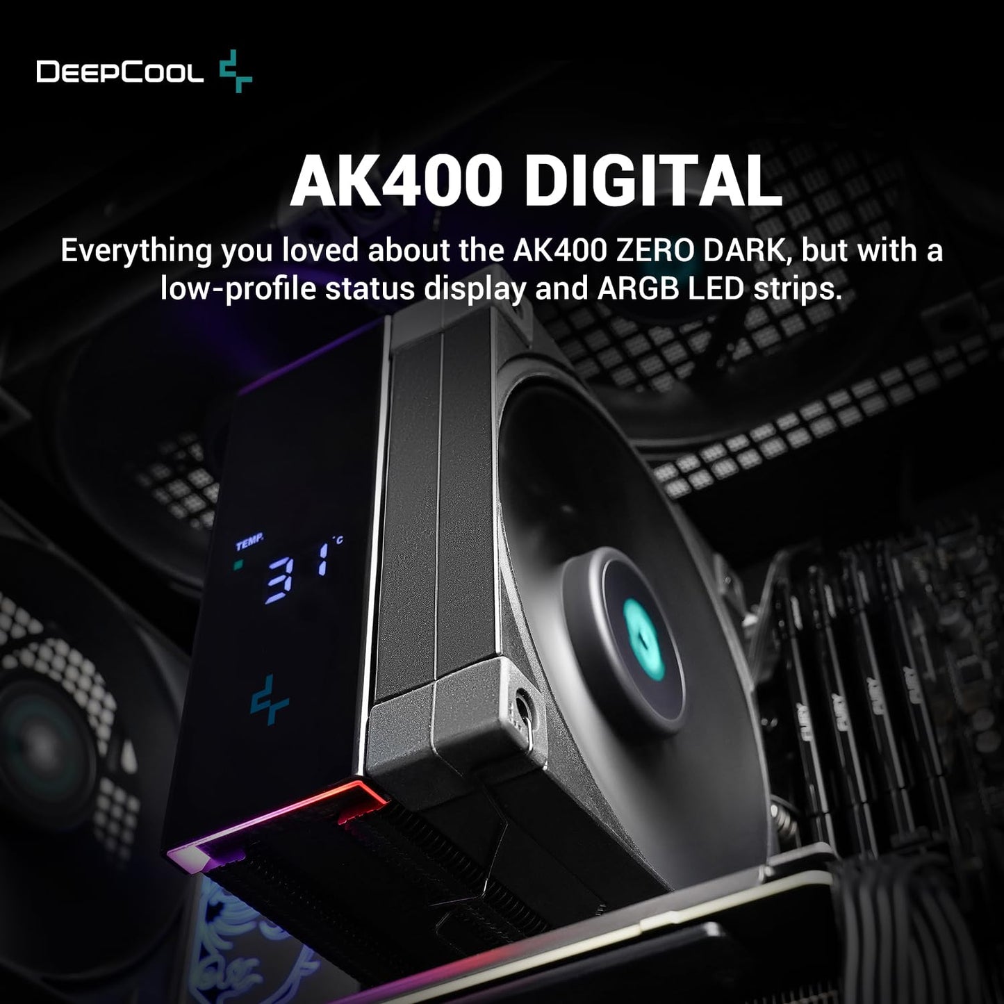 Deepcool AK400 Digital - Tower CPU Cooler