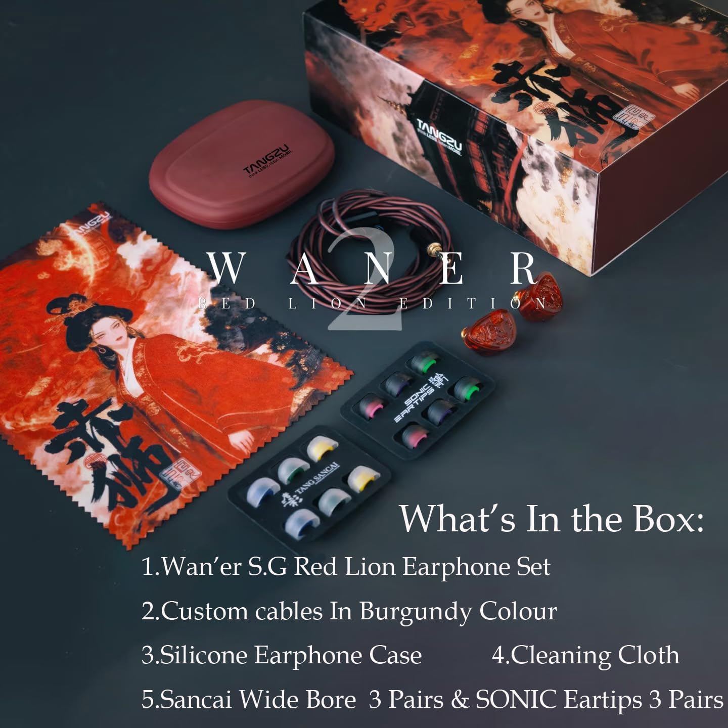 TANGZU Wan'er SG 2 Red Lion Edition - Single Dynamic Driver
