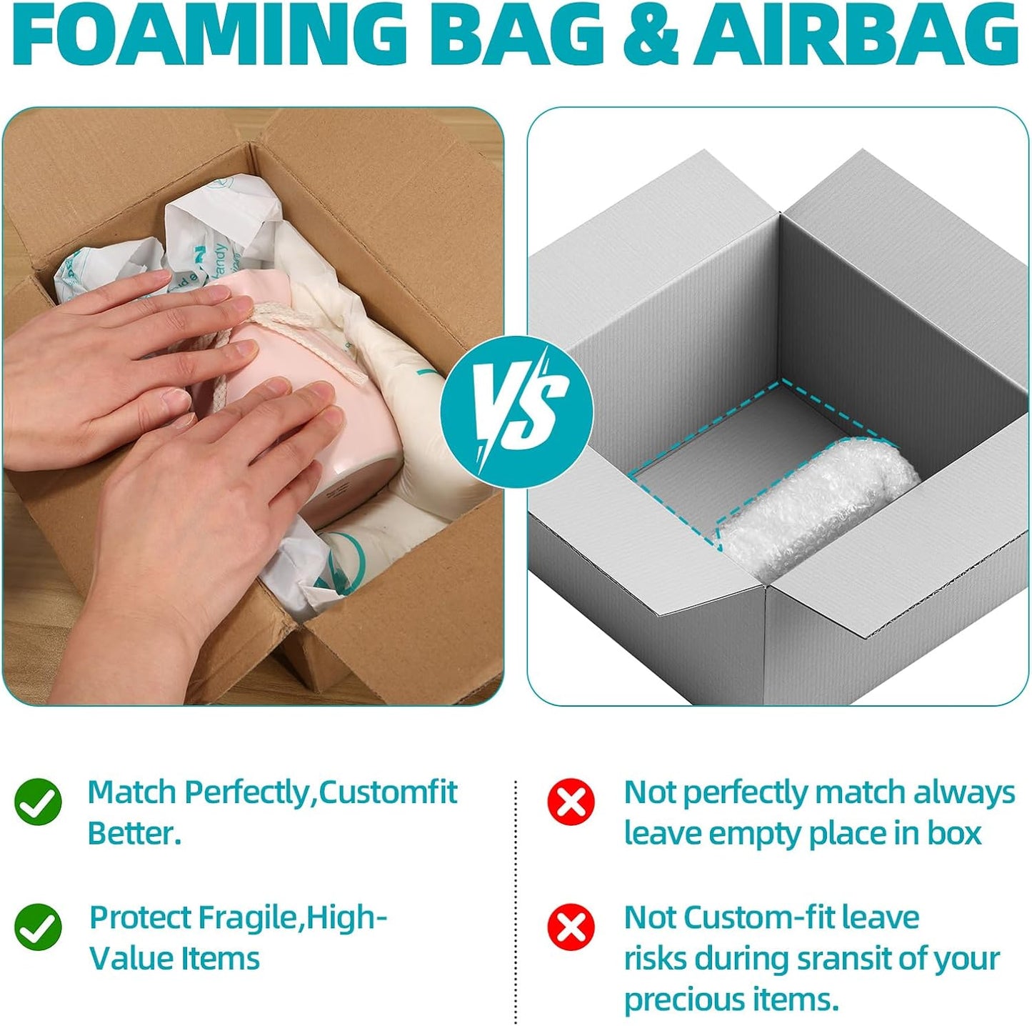 Expanding Foam Packaging Bags - Fragile Goods Packaging Bags