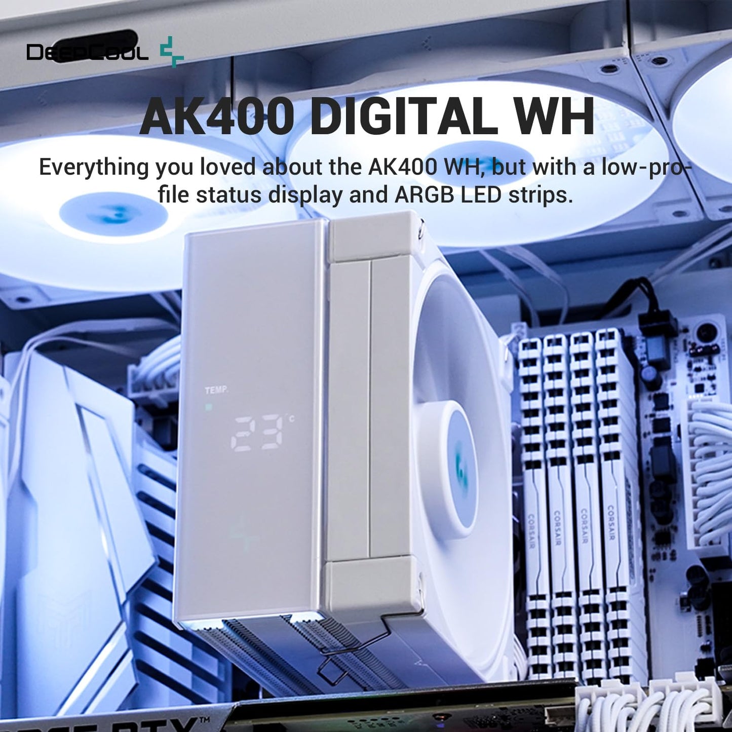 Deepcool AK400 Digital - Tower CPU Cooler