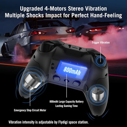 Flydigi Vader 4 Pro Wireless Hall Effect Joystick Controller - Windows Android Switch