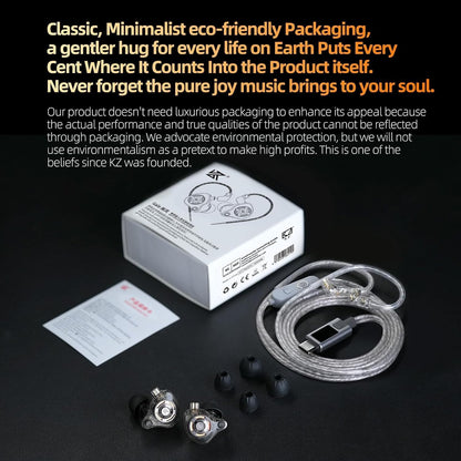 KZ Gale - Single Dynamic Driver Earphones 1DD Gaming IEM