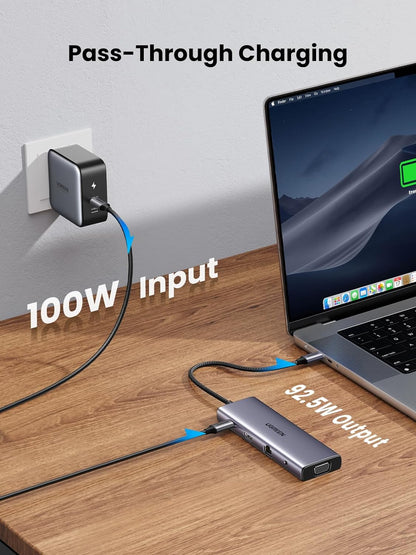 UGREEN 10-in-1 USB-C Hub Adapter with 3.5MM Audio Port