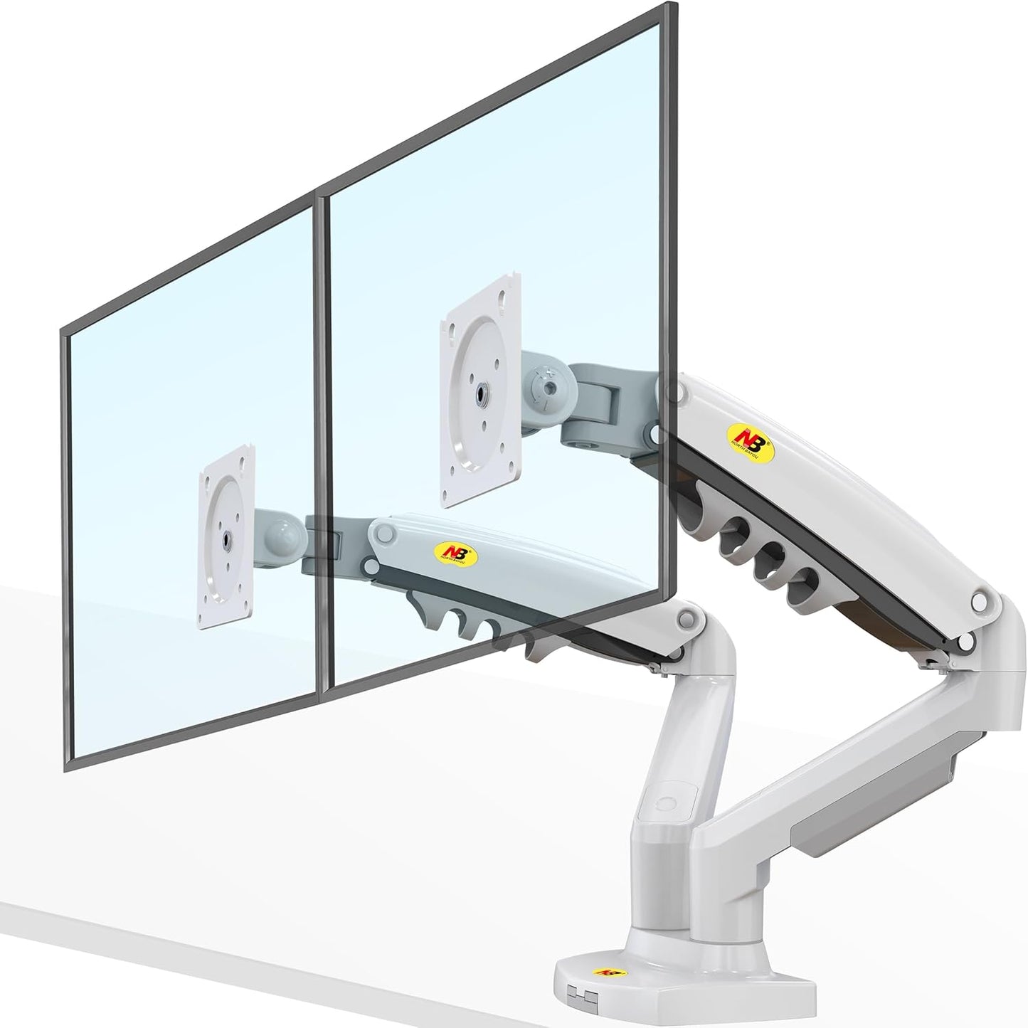 NB North Bayou computer monitor stand - Dual Arm F160 (27-Inch 9Kg)