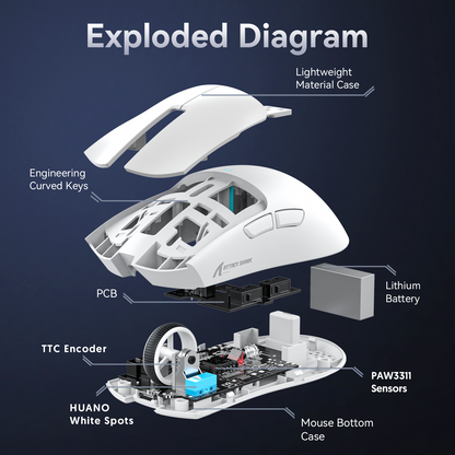 Attack Shark X11 - Wireless Gaming Mouse