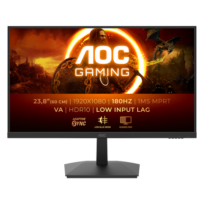 AOC 24G15N - 24" 1080p 180Hz VA Gaming Monitor