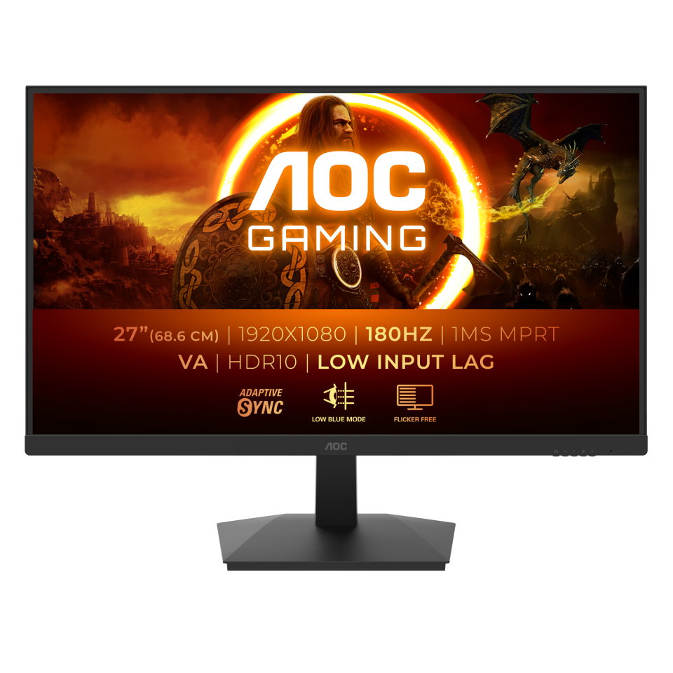 AOC 27G15N - 27" 1080p 180Hz VA Gaming Monitor