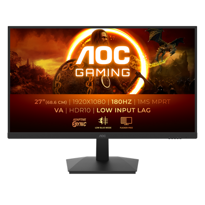 AOC 27G15N - 27" 1080p 180Hz VA Gaming Monitor