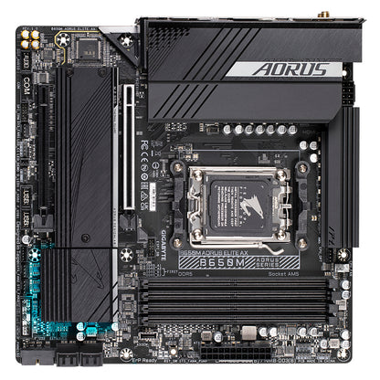 GIGABYTE B650M AORUS ELITE AX - mATX AMD AM5 Motherboard