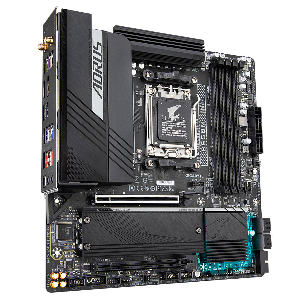 GIGABYTE B650M AORUS ELITE AX - mATX AMD AM5 Motherboard
