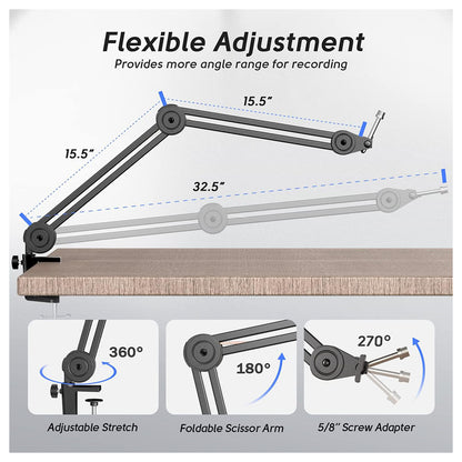 FIFINE Microphone Arm Stand - BM63