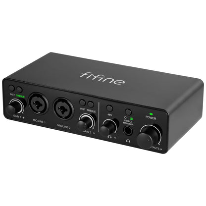 FIFINE AmpliTank Ampli3 - XLR Audio Interface Sound Card