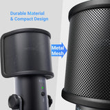 FIFINE U1 - Pop Filter with Metal Mesh (40mm to 70mm Microphones)