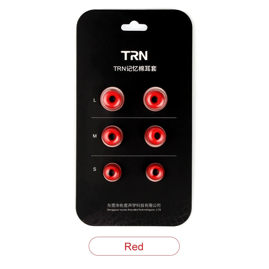 TRN Memory Foam Eartips - L M S for In-Ear Earphones