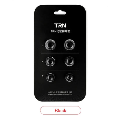TRN Memory Foam Eartips - L M S for In-Ear Earphones