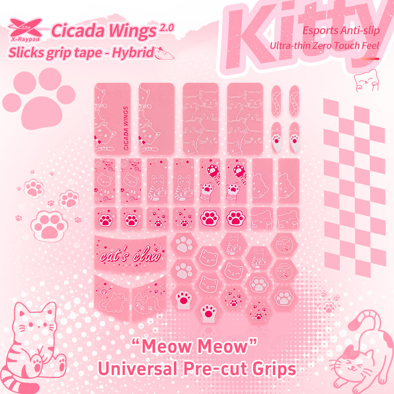 Xraypad Cicada Wings 2.0 Universal Pre-cut Mouse Grips