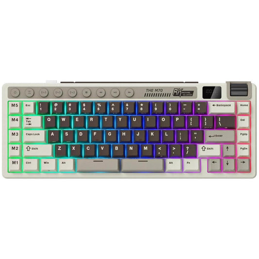 Royal Kludge RK M70 - 75% Wireless/Wired Mechanical RGB Gaming Keyboard