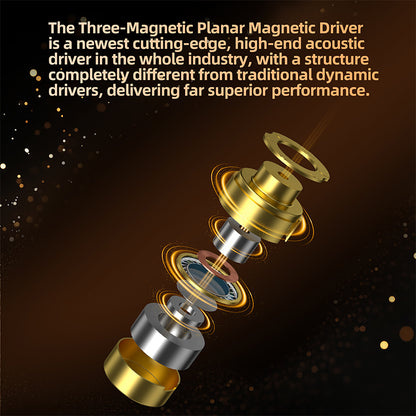 KZ Duonic - Tunable Triple Driver Planar + DD Earphones IEM
