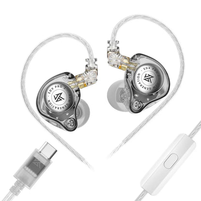KZ EDX Pro 2 - Single Dynamic Driver Earphones 1DD IEM