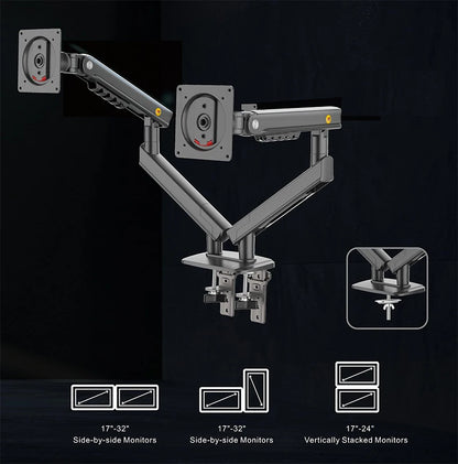 NB computer monitor stand - Dual Arm A5C (32-Inch 9Kg)