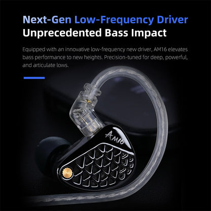 KZ AM16 - 16 Driver Balanced Amateur Earphones IEM