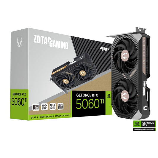 Zotac GeForce RTX 5060Ti AMP - 16GB GDDR7 Graphics Card