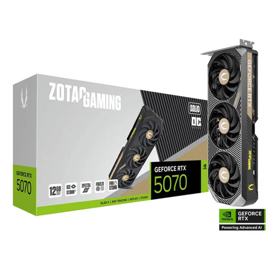 Zotac GeForce RTX 5070 SOLID OC - 12GB GDDR7 Graphics Card