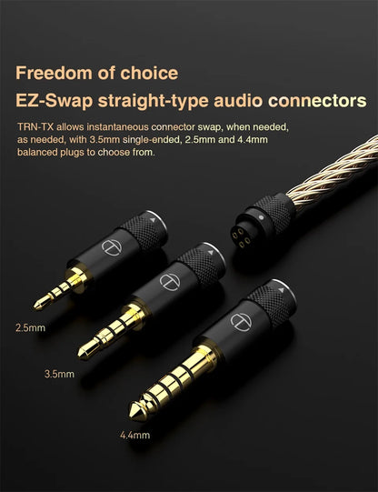 TRN EZ-Swap Replacement Earphone Jack Adapter