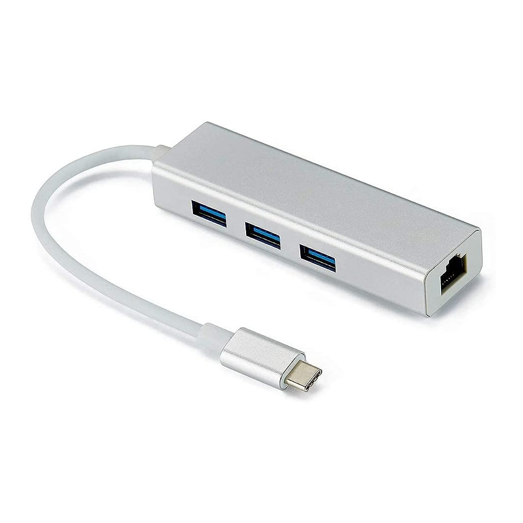 4-in-1 Multifunction USB-C to Ethernet Hub