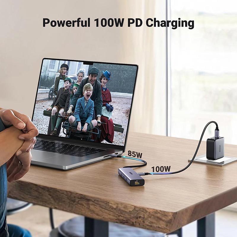 UGREEN 6-in-1 USB-C Hub - 5Gbps - CM512