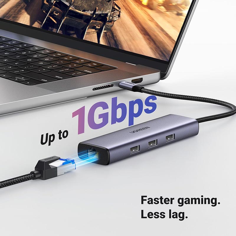 UGREEN 6-in-1 USB-C Hub - 5Gbps - CM512