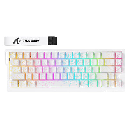 Attack Shark X68 PRO HE - 60% Wireless Magnetic Switch RGB Gaming Keyboard