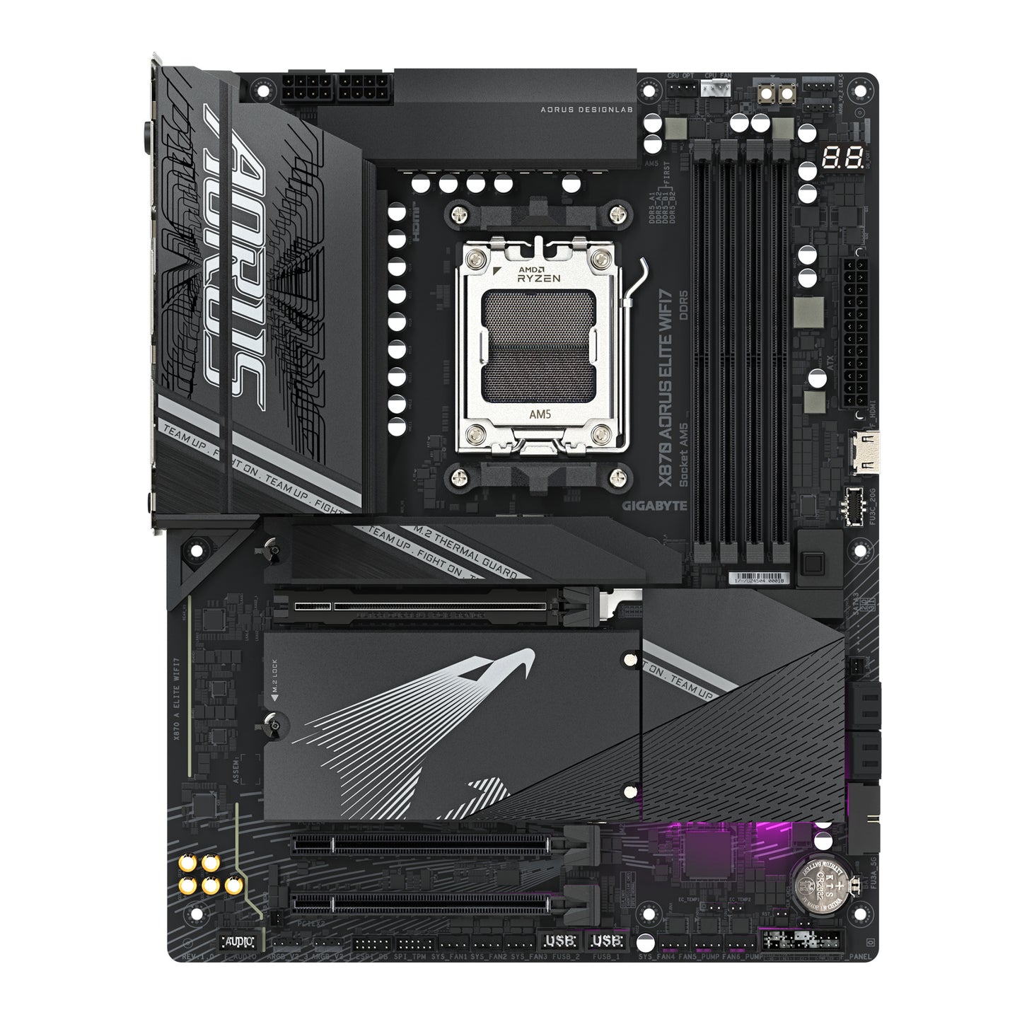 GIGABYTE X870 AORUS ELITE WIFI7 - ATX AMD AM5 Motherboard