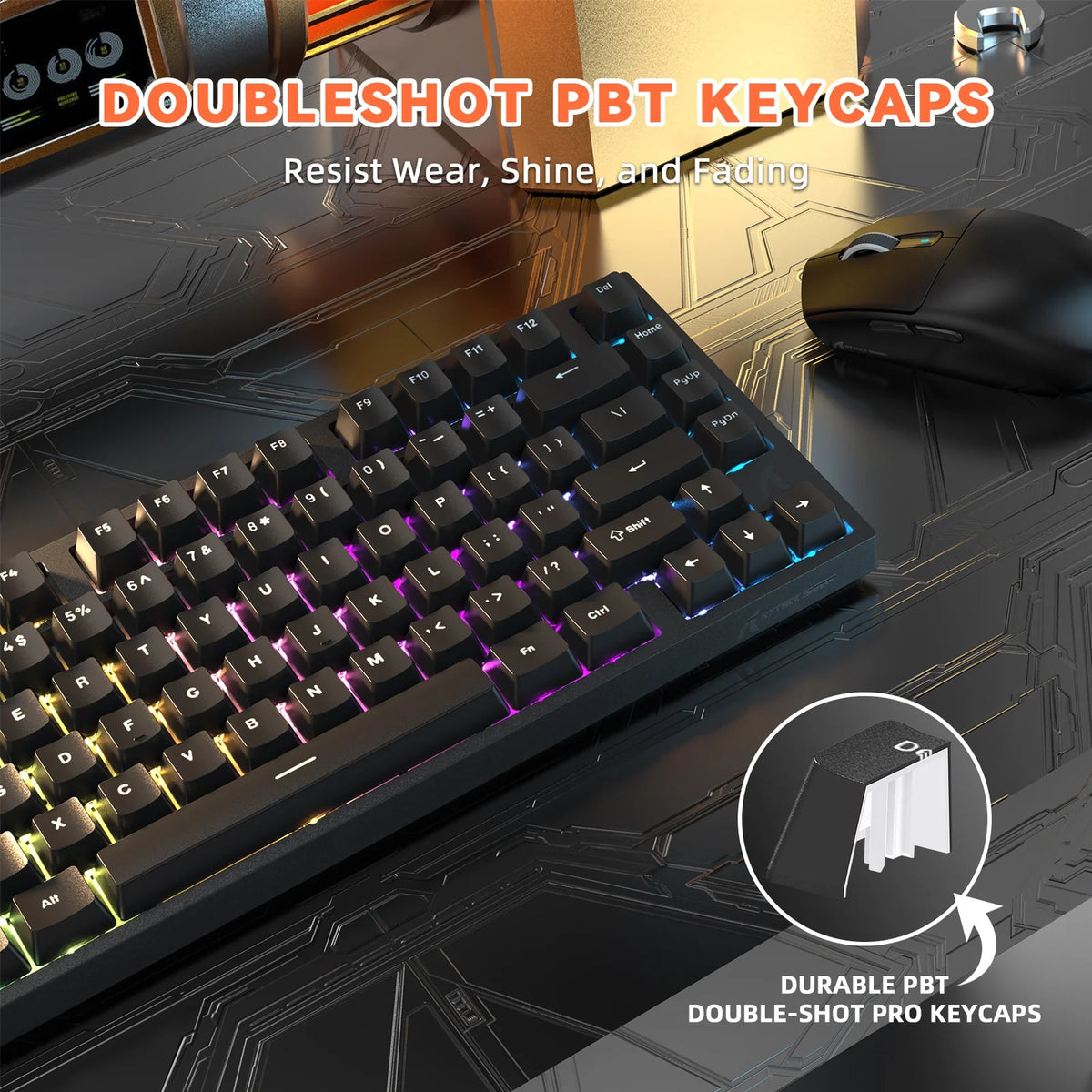 Attack Shark R82 HE - 75% Wired Magnetic Switch RGB Gaming Keyboard