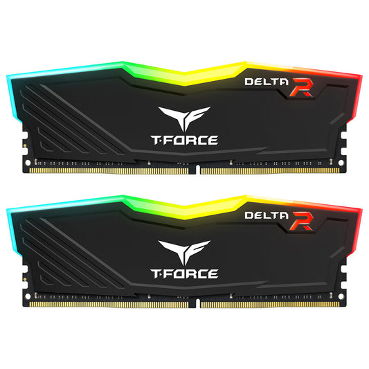 TEAM T-Force Delta 16GB Kit (8GBx2) 3600Mhz DDR4 RGB Desktop Memory